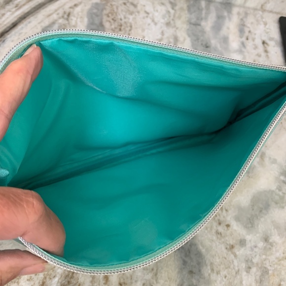 Origami Owl Black Baseball Cap and Turquoise Accessory Makeup Bag - Picture 6 of 8